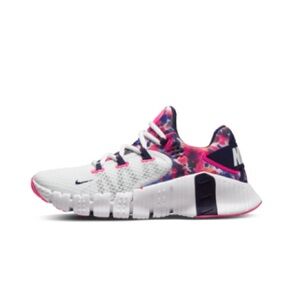 Nike Free Metcon 4 - Size 8: Pink/White/Black